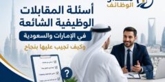 أسئلة المقابلات الوظيفية في الإمارات والسعودية