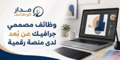 وظائف مصممي جرافيك عن بعد لدى منصة رقمية