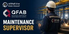 وظيفة Maintenance Supervisor لدى QFAB في قطر