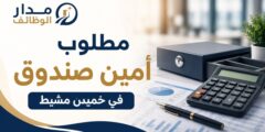 وظيفة أمين صندوق في خميس مشيط