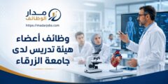 وظائف أعضاء هيئة تدريس في جامعة الزرقاء
