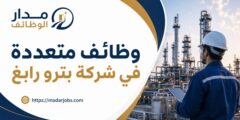 وظائف متعددة لدى شركة بترو رابغ في رابغ