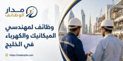 وظائف لمهندسي الميكانيك والكهرباء في الخليج