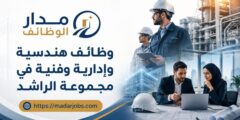 وظائف هندسية وإدارية وفنية في مجموعة الراشد