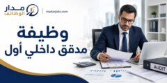وظيفة مدقق داخلي أول بخبرة لا تقل عن 3 سنوات للعمل
