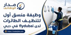 وظيفة منسق أول لتنظيف الطائرات لدى flydubai في دبي